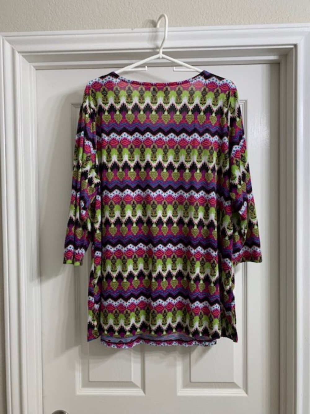 Kim Rogers Brand Women's Multi-Color Blouse, Size 2X - Picture 2 of 3
